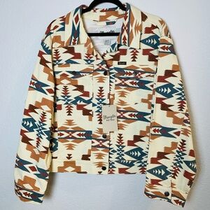 Wrangler Womens Aztec Boyfriend Jacket NEW Plus Size 3X Boho Western Cowgirl NWT
